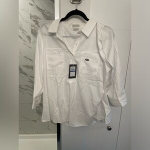 Van Heusen White Blouse XL NWT